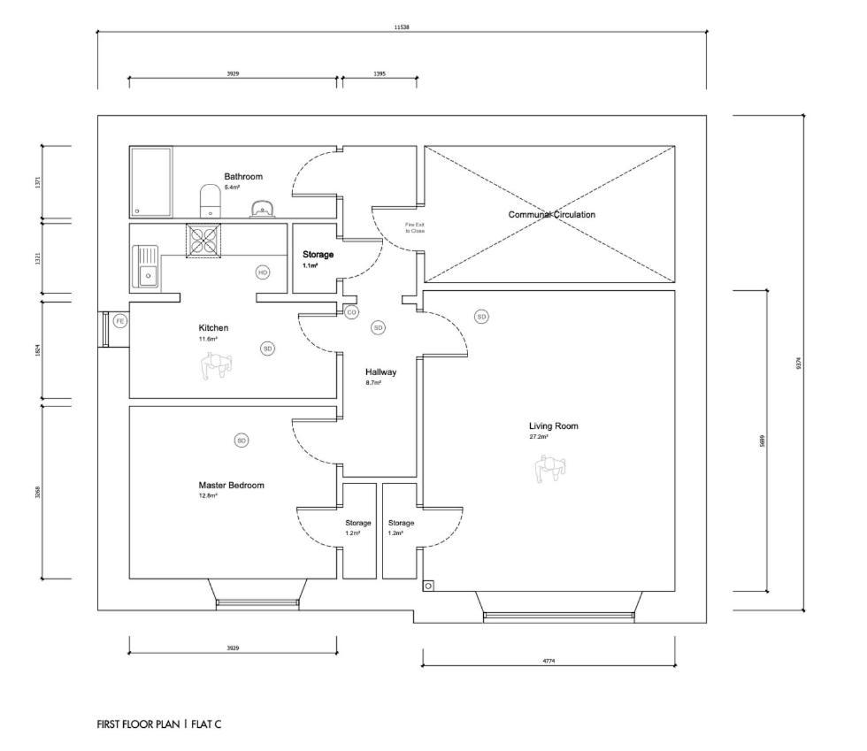 Premier 2 Bed Flat C Apartment *